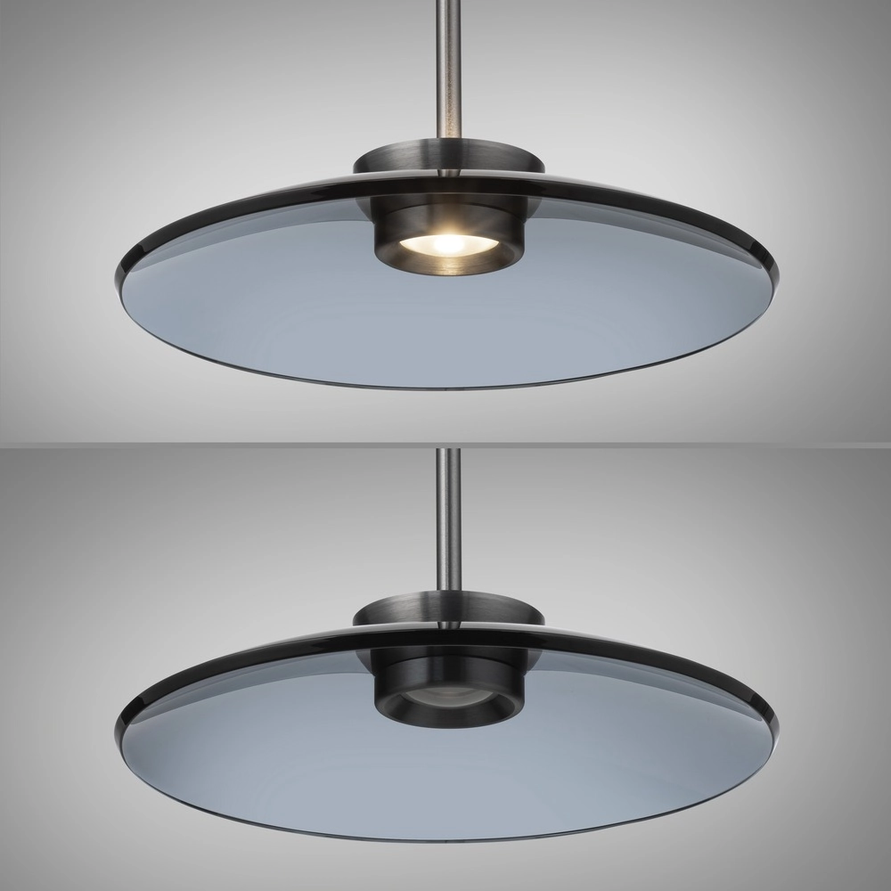 Hanglamp Ø 50cm Pure E-Moon met smoke glas Paul Neuhaus 4012248386361