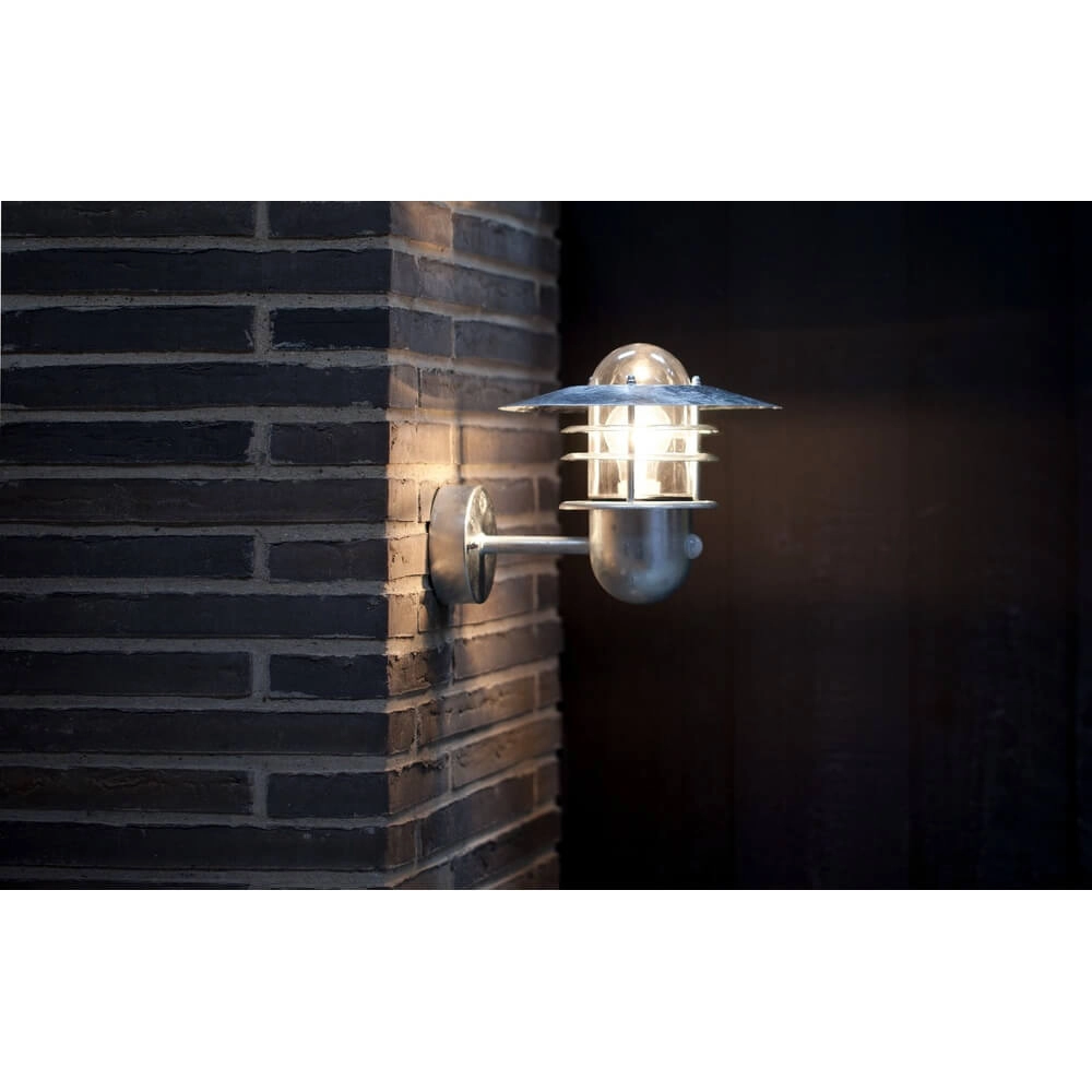Wandlamp Agger zinkgrijs up met sensor Nordlux 5701581210974