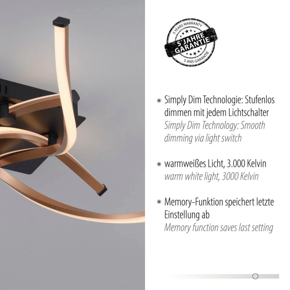 Design plafondlamp Polina Paul Neuhaus 4012248371732