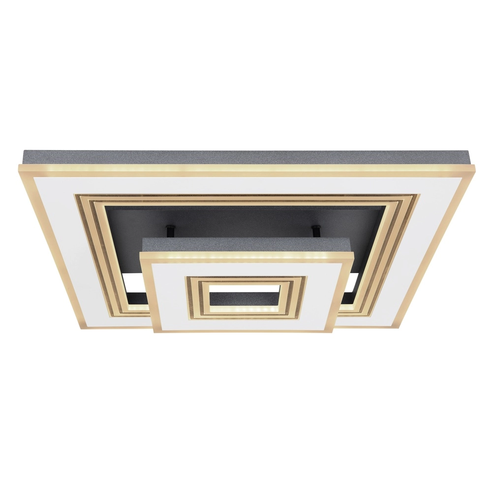Design plafondlamp Jack wit met zwart Globo 9007371419630