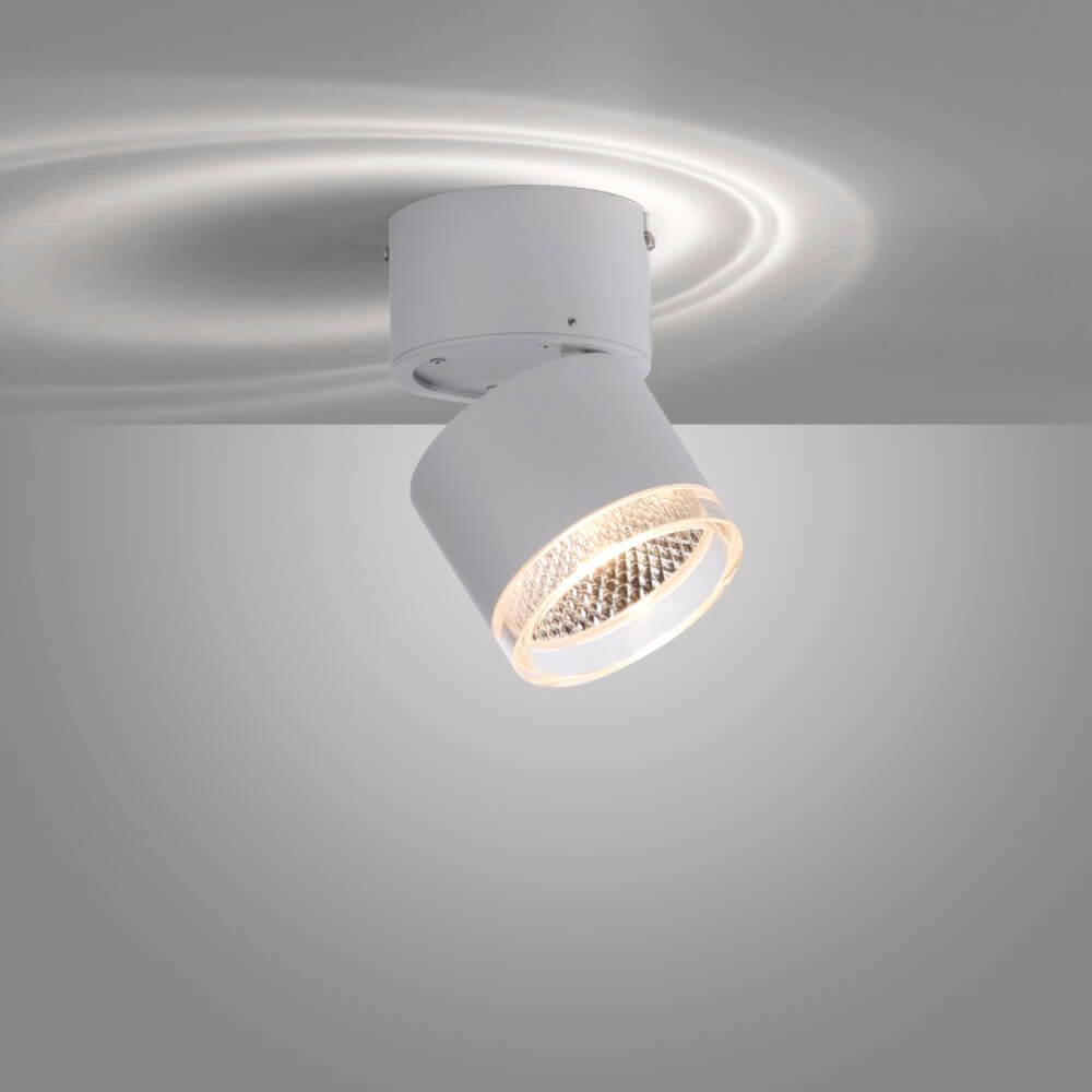 Witte opbouwspot Pure Nola enkel Paul Neuhaus 4012248374535