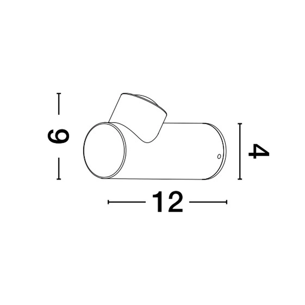 Zwarte wandlamp Brice design Lyora 5212017444288