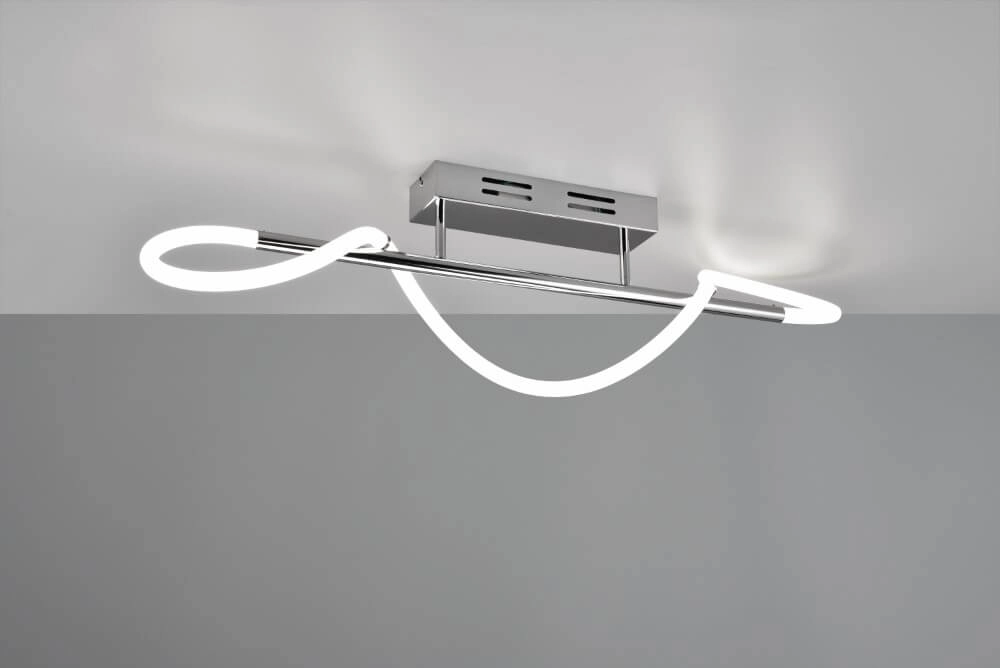 Plafondlamp Argos chroom design Trio 4017807562149