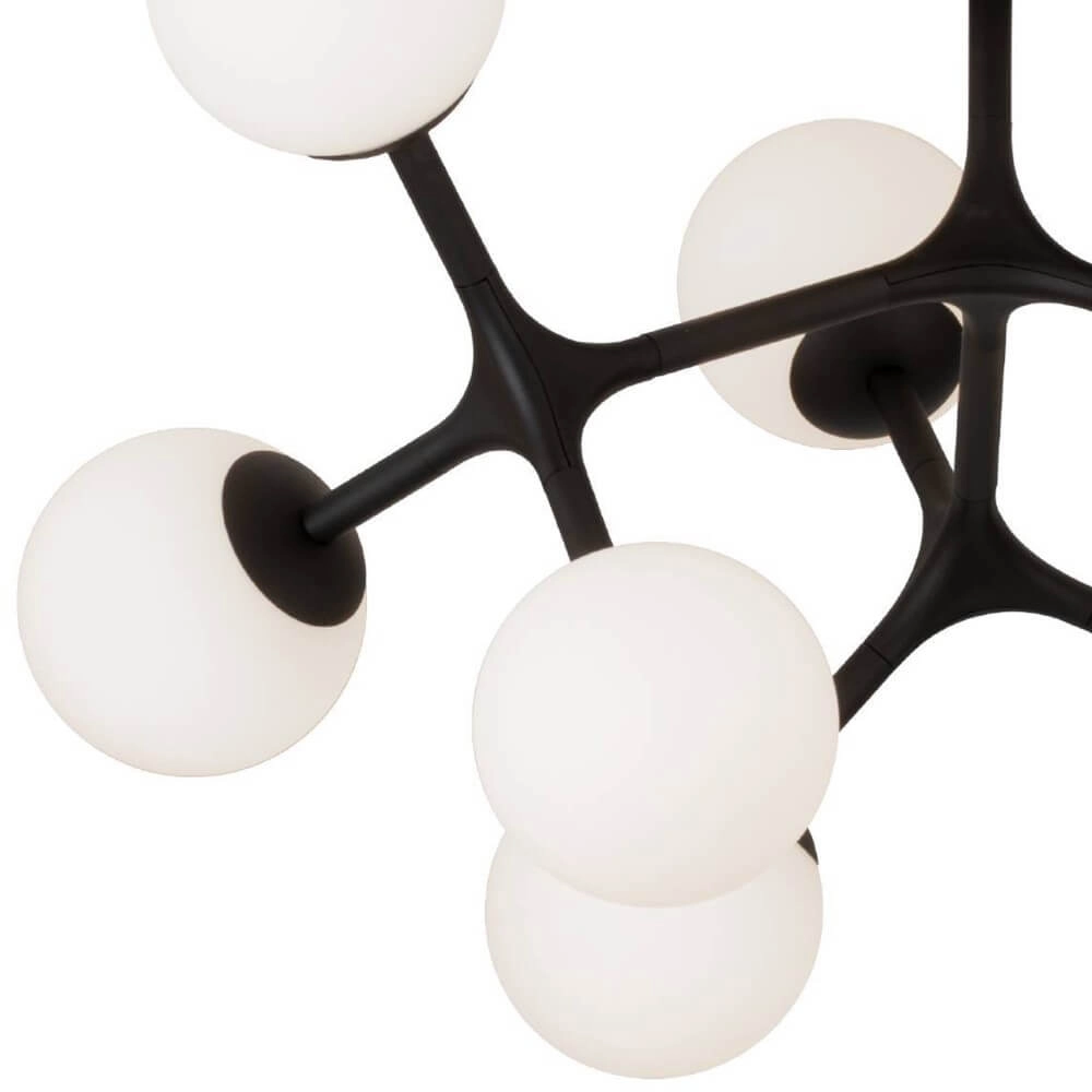 Design plafondlamp Maragall 9-lichts zwart Stars of Light 9002759395322