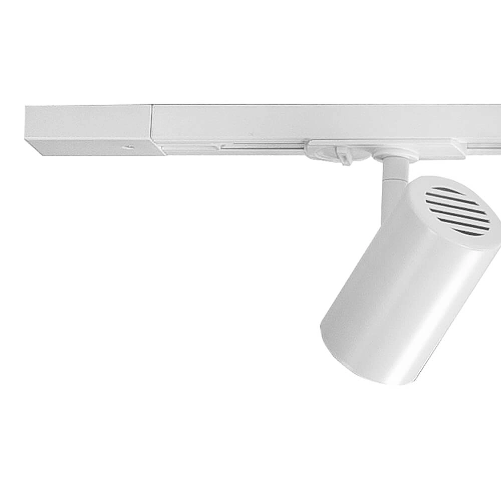 1-fase railset 150cm Cilinder wit met 4 spots Highlight 8718379039560