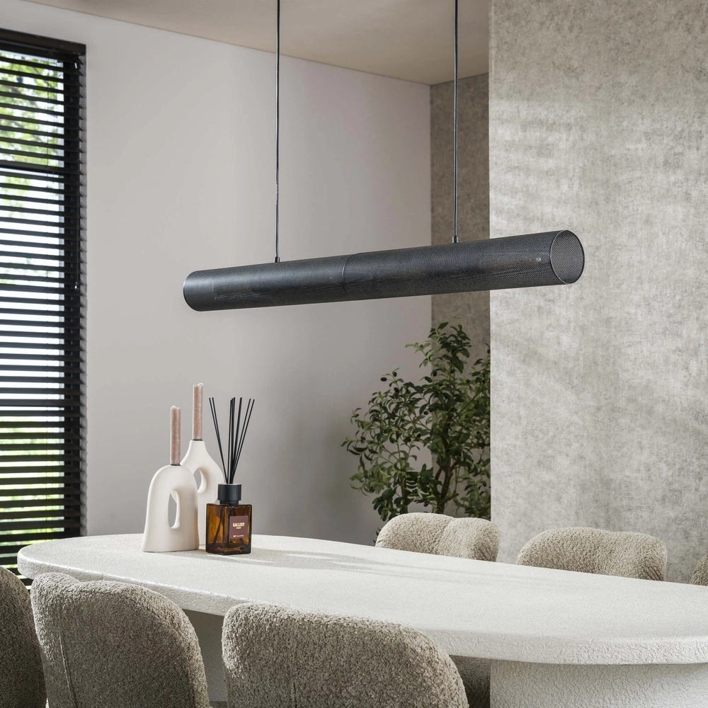 Tube hanglamp Tube 4-lichts - artic zwart Lyora 8716803511552