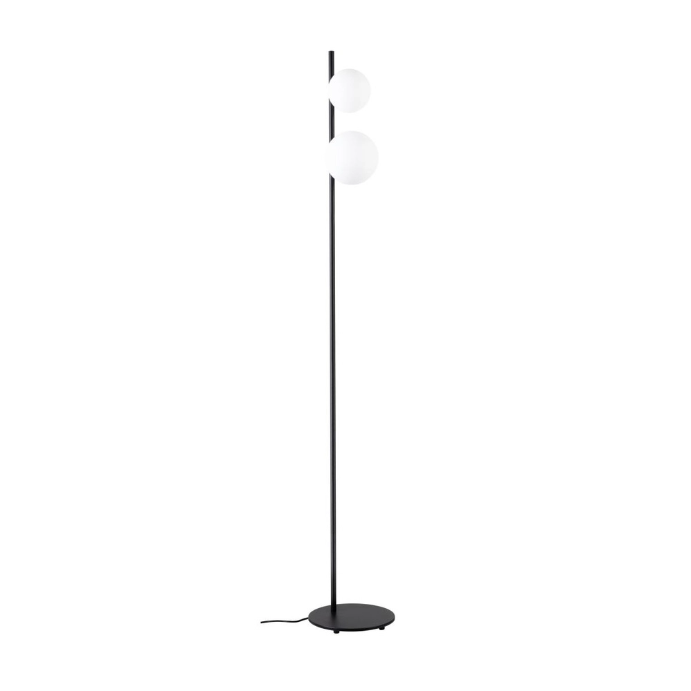 Vloerlamp Sun zwart met witte bollen SLV 4024163305358