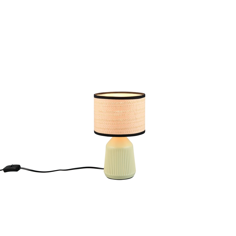 Tafellamp Formentera Ø 16cm groen Trio 4017807692068