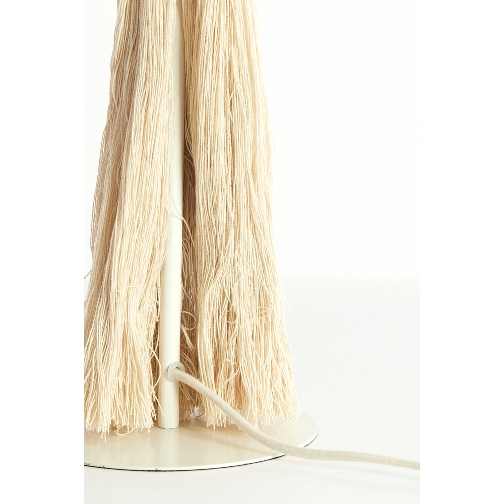 Schemerlamp Espino Ø 31cm - naturel linnen Light & Living 8717807808785