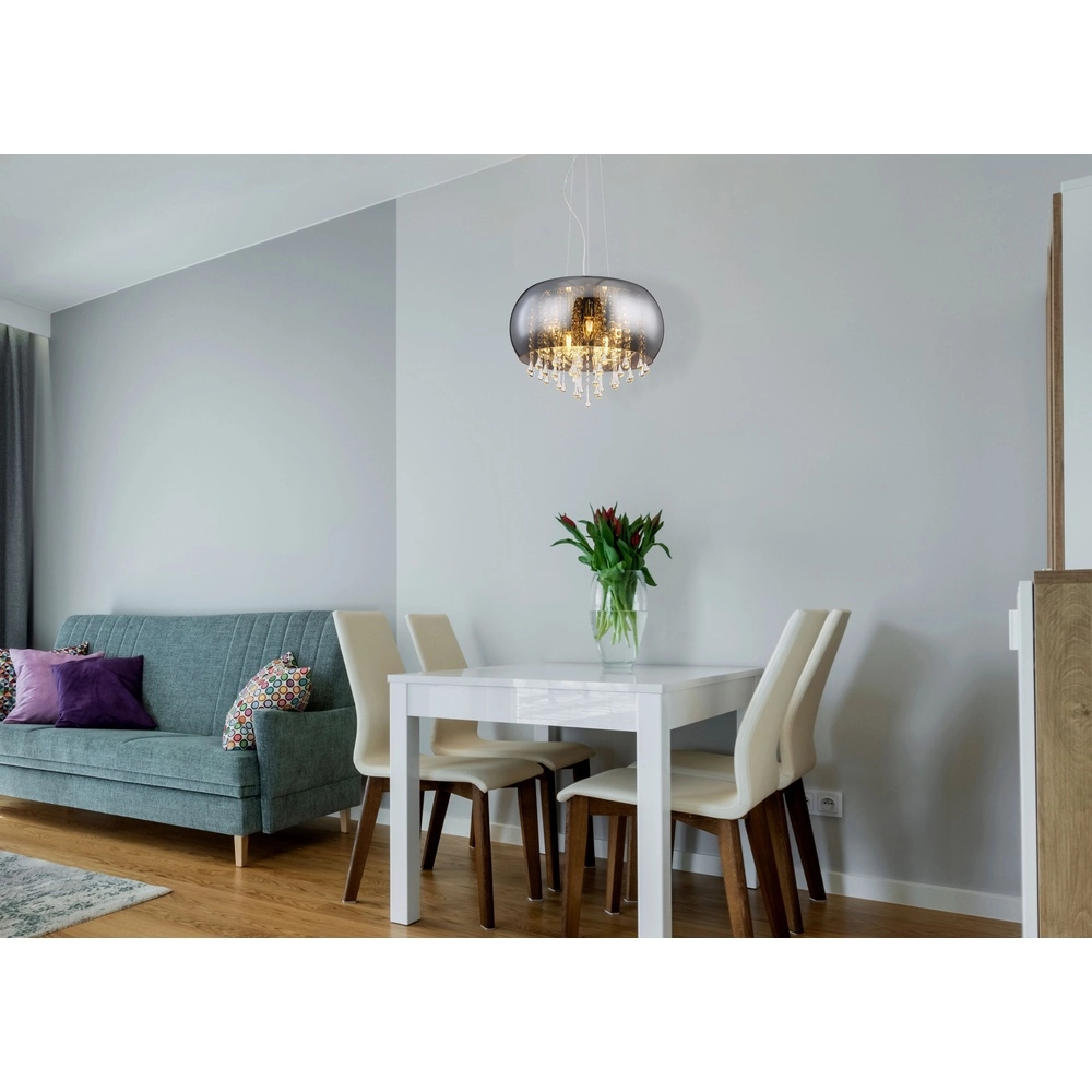 Hanglamp Kalla Ø 44cm chroom Globo 9007371412938
