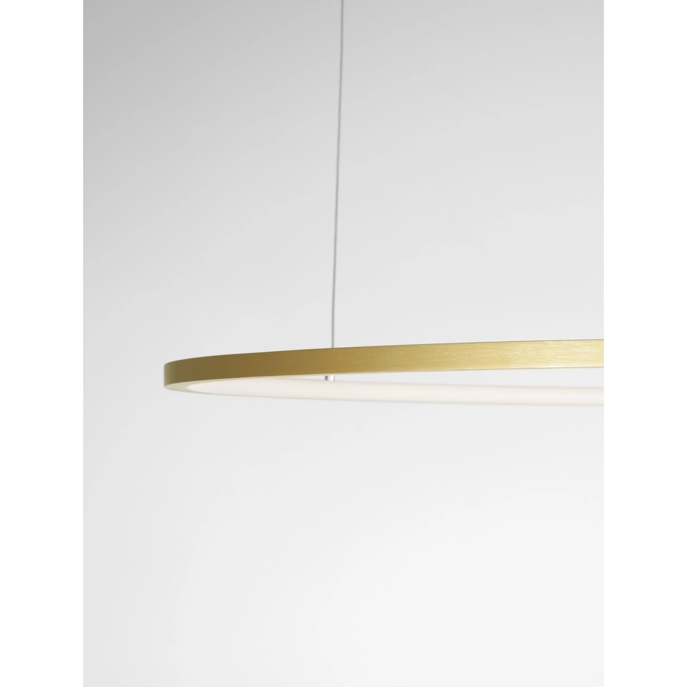 Ronde hanglamp Tarquin goud Ø 100cm Lyora 5212017438355