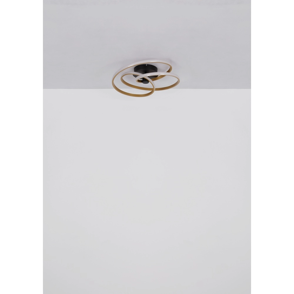Moderne plafondlamp Glyxar zwart Globo 9007371453788