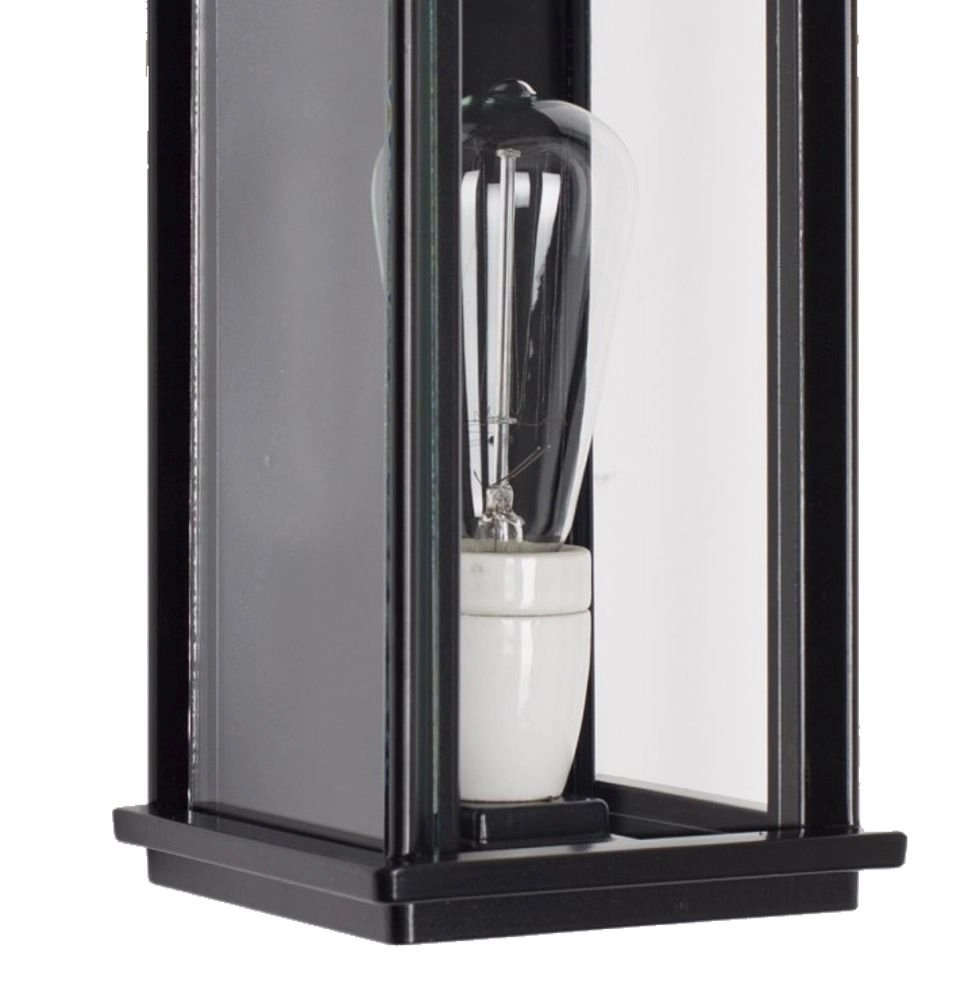 Stijlvolle buitenlamp Capital 35cm zwart KS Verlichting 8714732660204