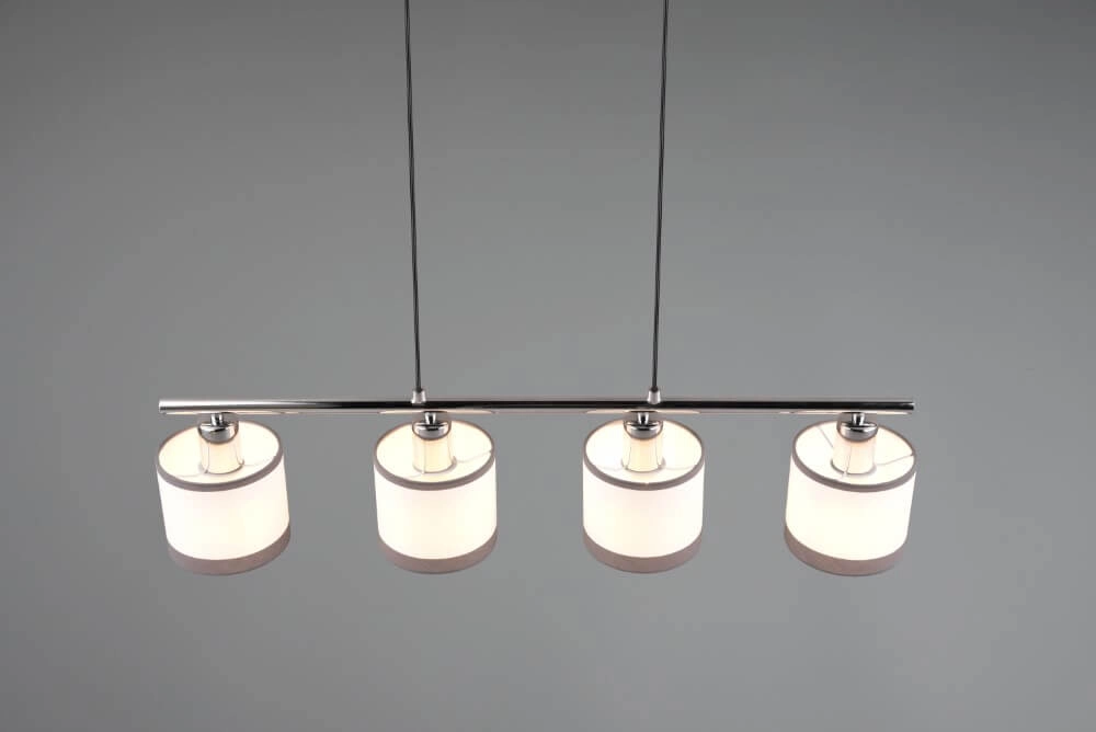 Hanglamp Davos wit 4-lichts Trio 4017807574265