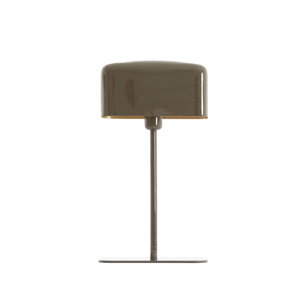 Nachtkastlamp Elenie 25x13cm - glans donker bruin