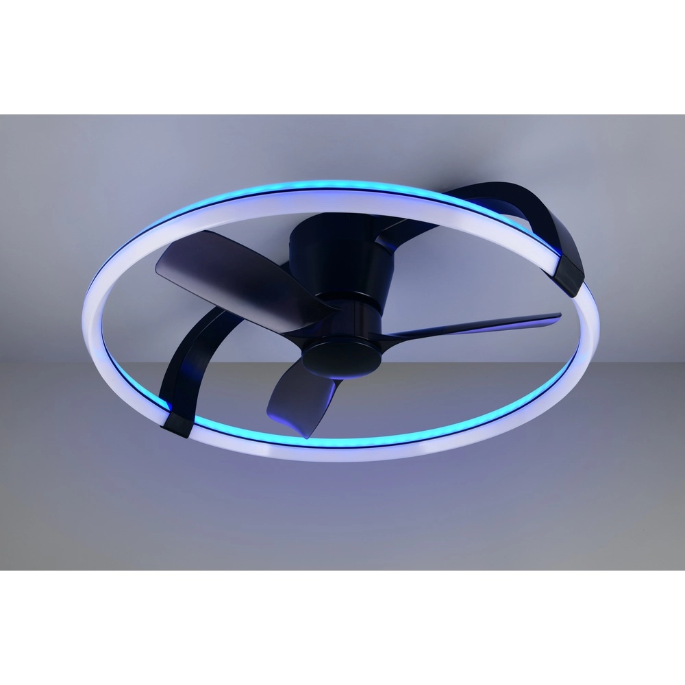 Smarthome ventilator Stockholm zwart Ø 73,5 Tuya Trio 4017807693133