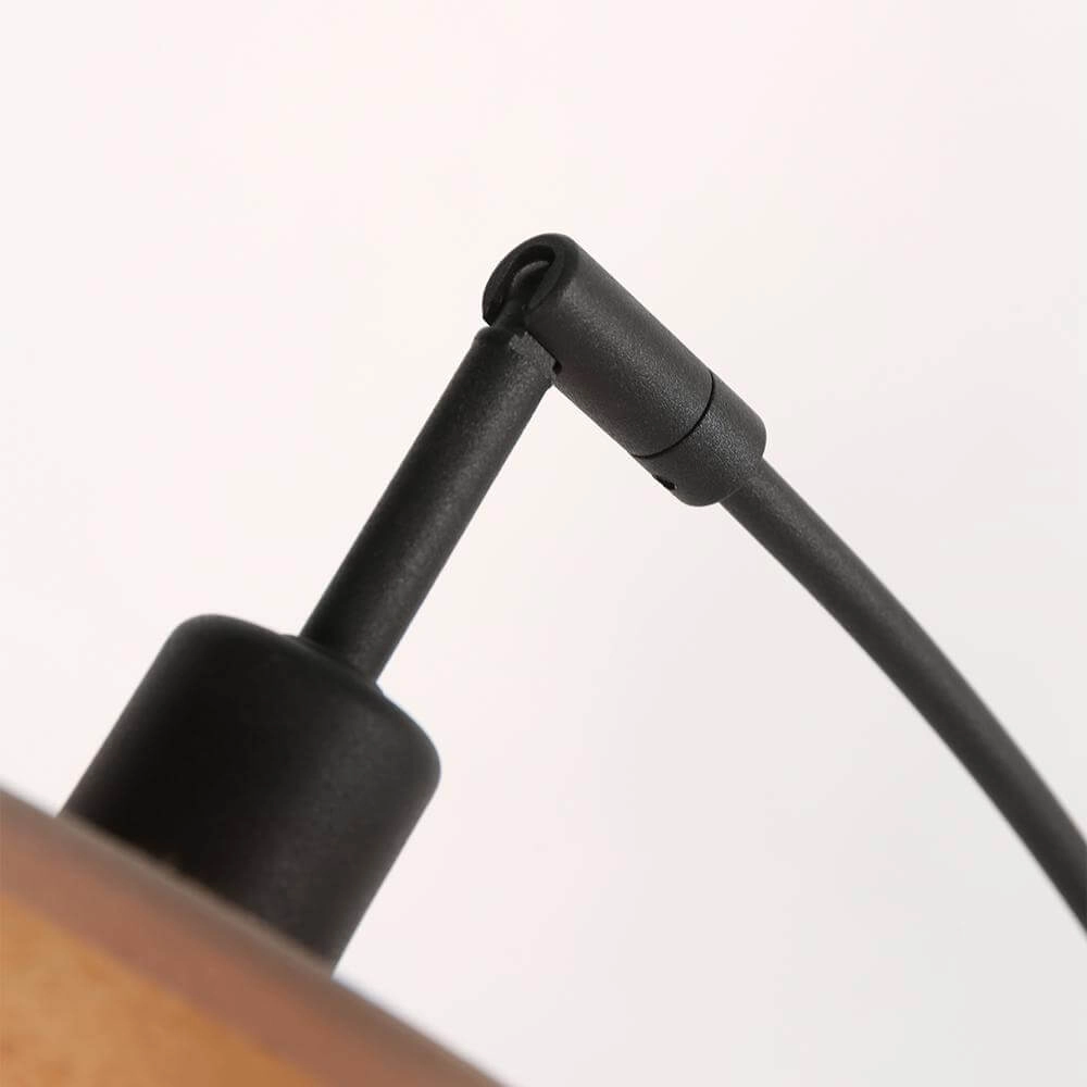 Vloerlamp Bambus zwart met bamboe 5-lichts Steinhauer 8712746171464