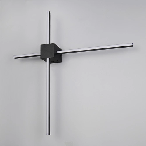 Moderne wandlamp Cassino zwart 67,5cm Trio 4017807683202