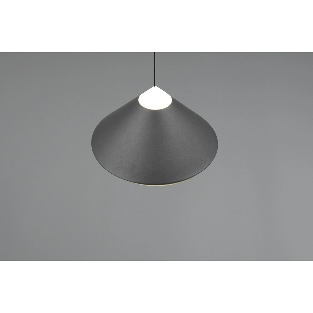 Moderne hanglamp Laguna Ø 30cm zwart Trio 4017807677508