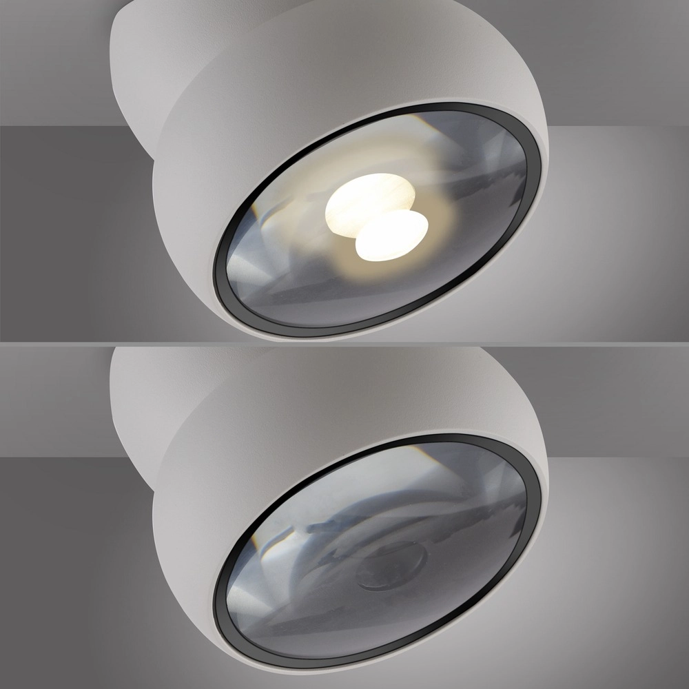 Witte opbouwspot Pure Move Ø 11cm - Led Paul Neuhaus 4012248395738