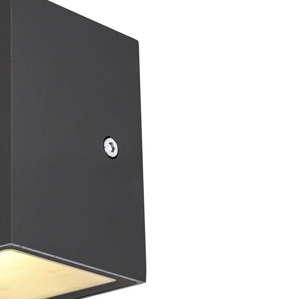 Wandlamp Sitra Up - Down 11cm antraciet SLV 4024163222501