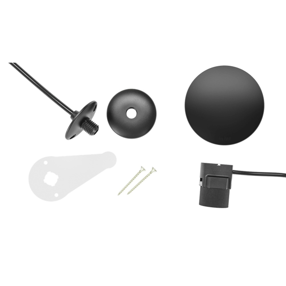 12 volt wandlamp Sway Wall zwart In-lite 8717051004896