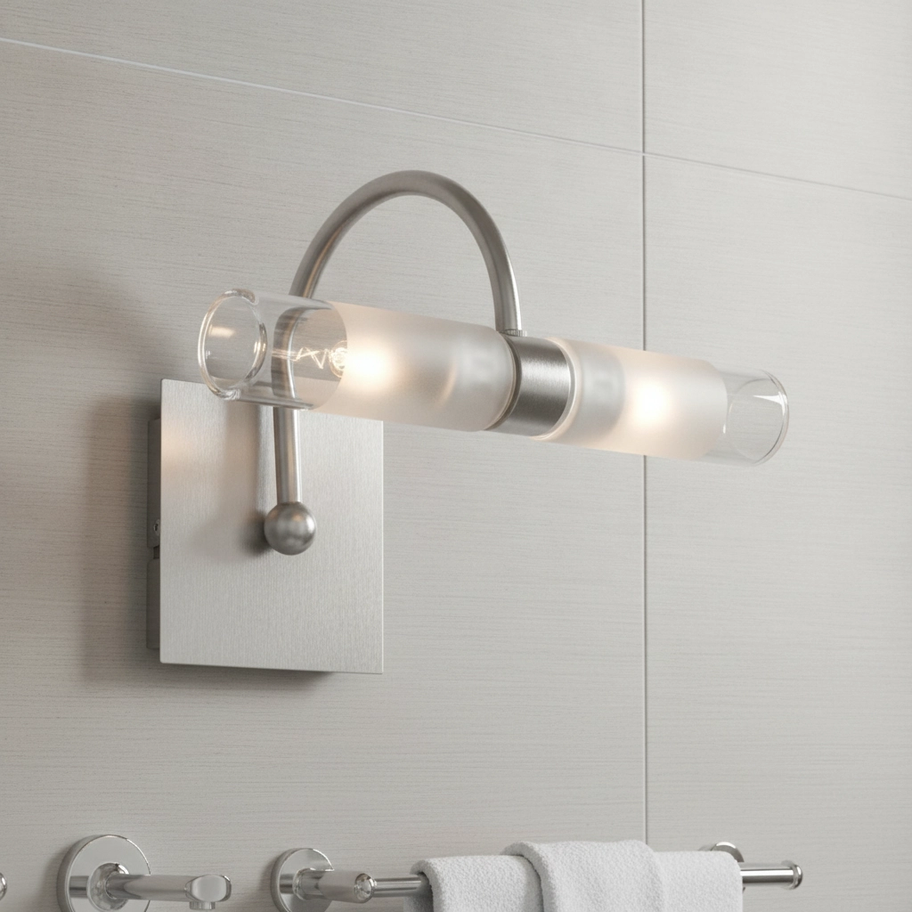 Wandlamp Dritto nikkel