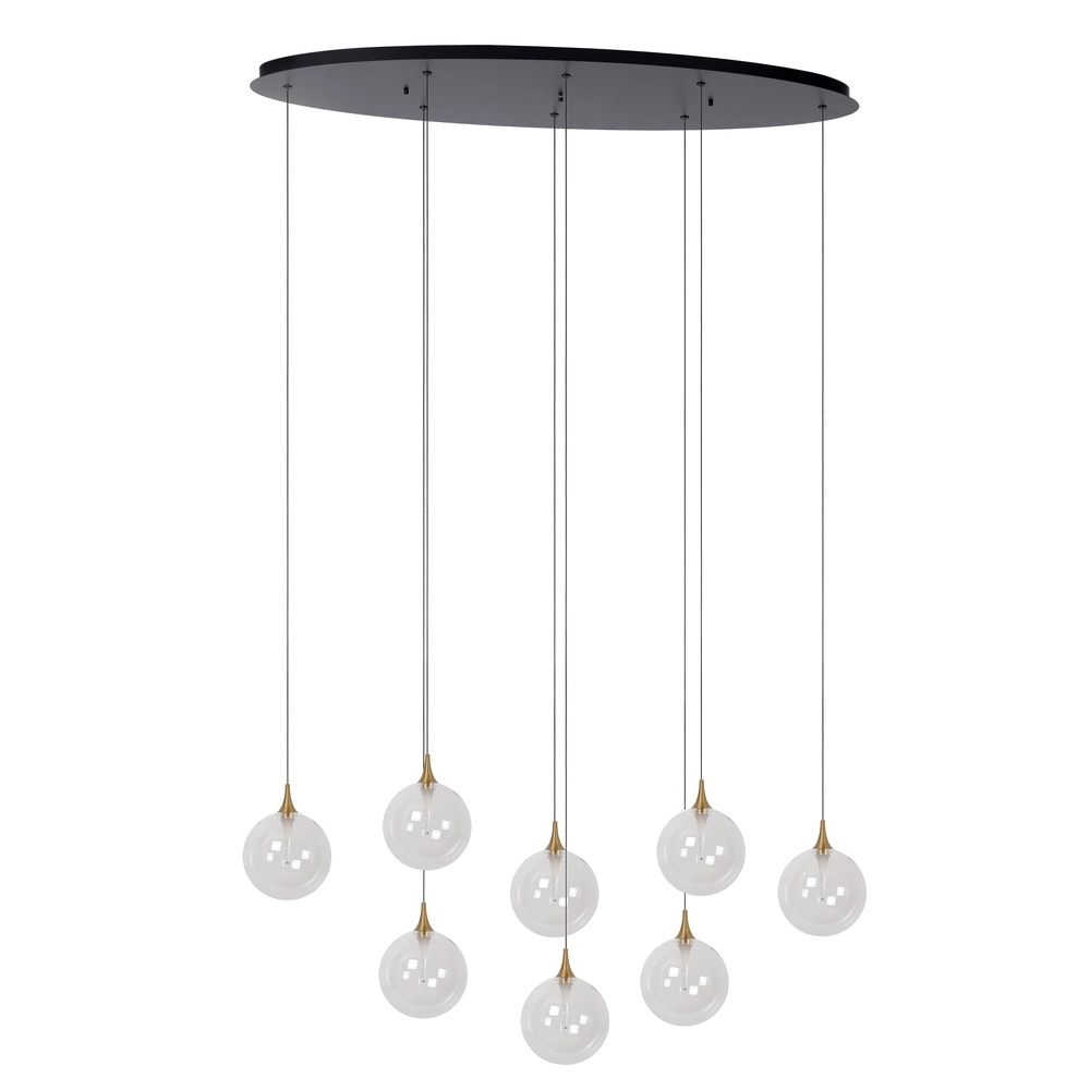 Design led hanglamp Gisela helder - 8x Ø 16cm Premium by Lucide 5411212134820