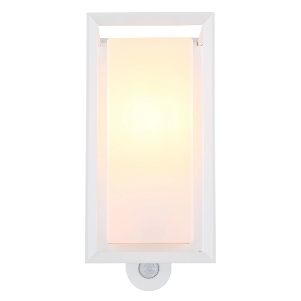 Buiten wandlamp Logana wit met sensor Globo 9007371474813