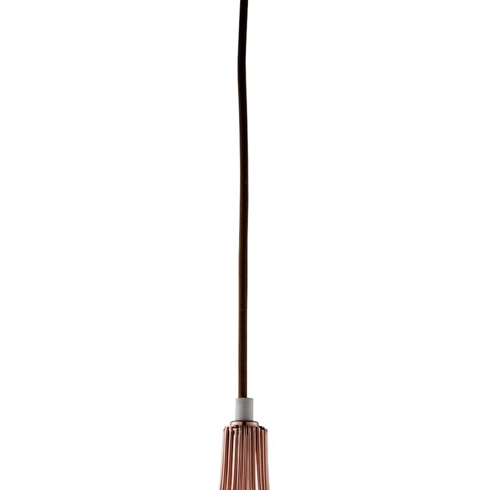 Roodkoperen hanglamp Whisk Ø 16cm Searchlight 5053423037912