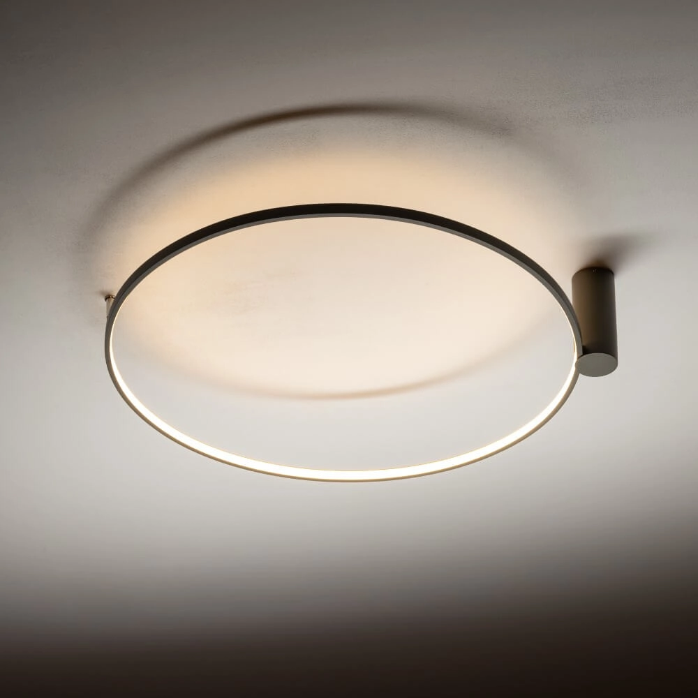 Design wandlamp Circolo M LED olijfgroen Lyora 5903139114028