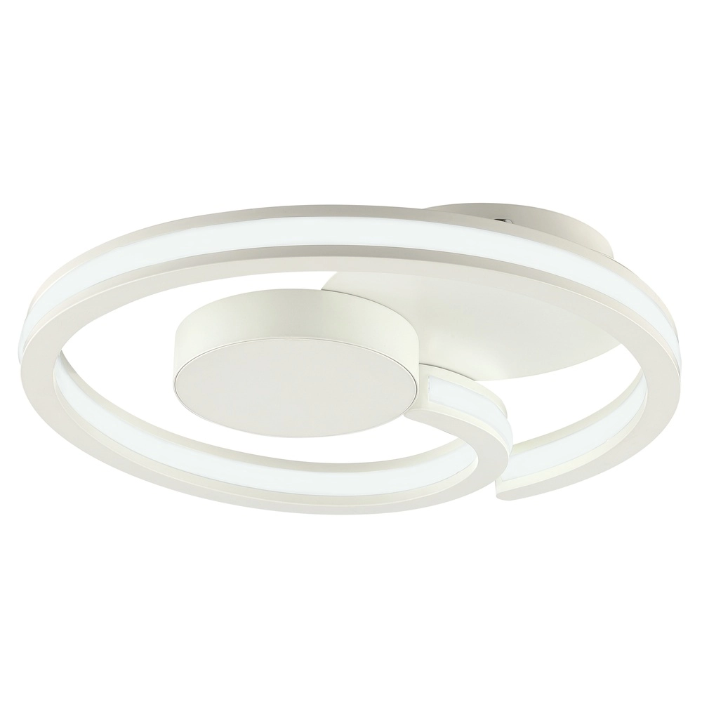 Witte plafondlamp Revola design Ø 40cm Brilliant 4004353477478
