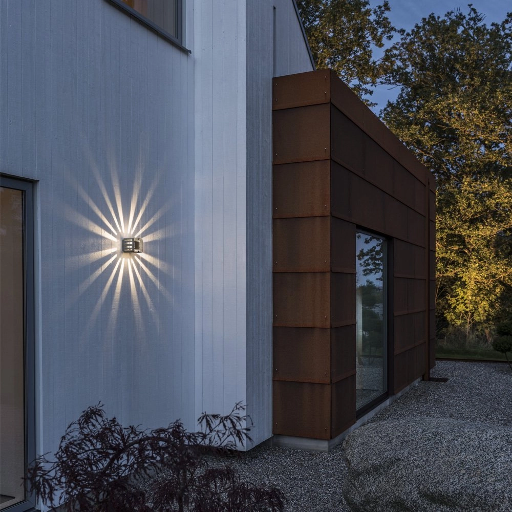 Ultra design buitenlamp Pescara Square 11cm antraciet KonstSmide 7318307978377