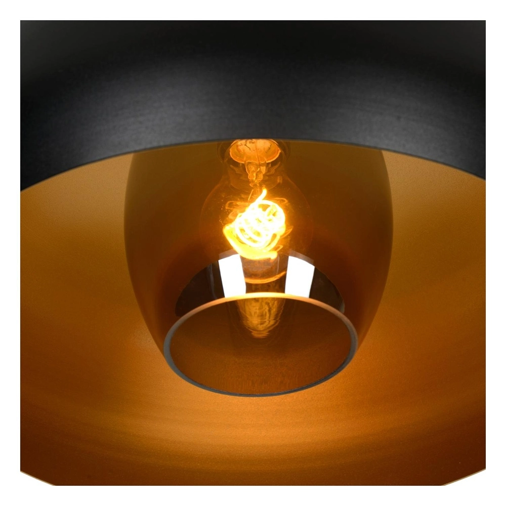 Plafondlamp Sharan Ø 38cm zwart Lucide 5411212302922