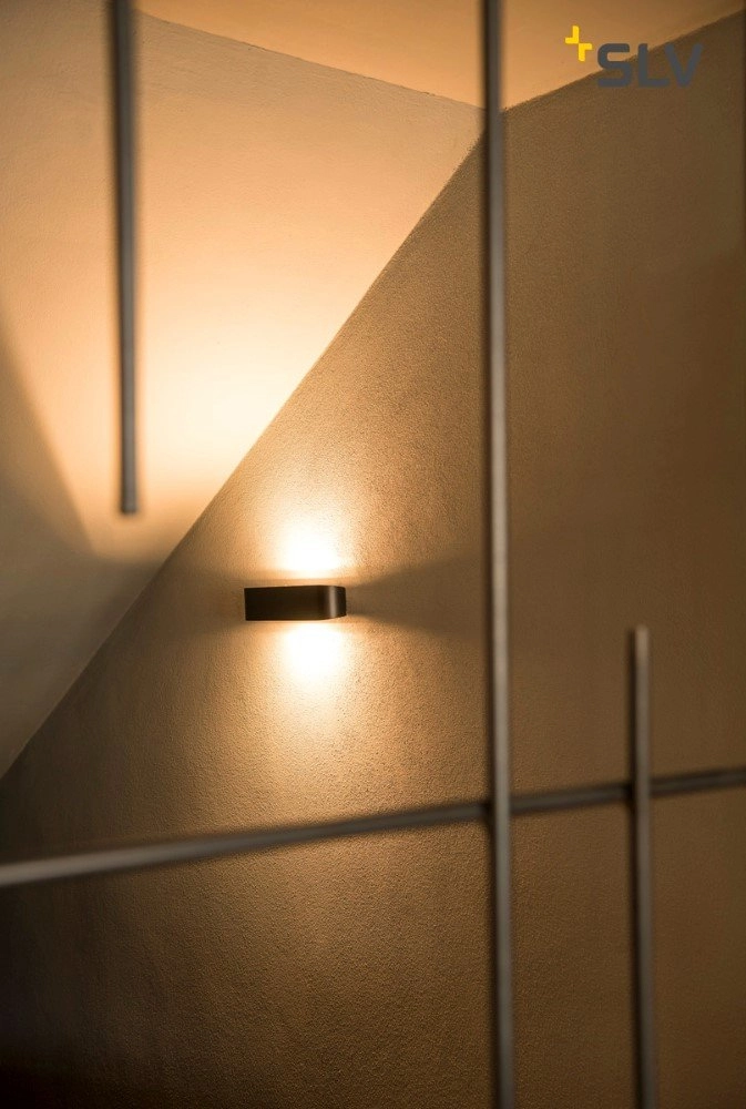 Wandlamp Ossa R7S 18cm zwart SLV 4024163142199