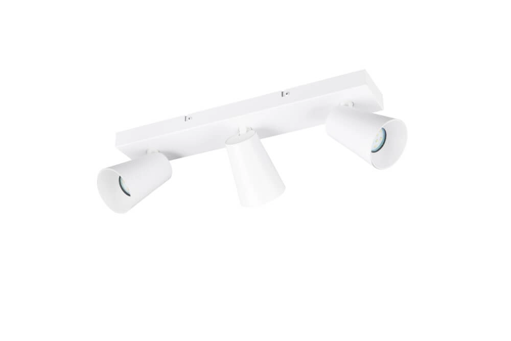 3-lichts opbouwspot Sharp wit Trio 4017807613094