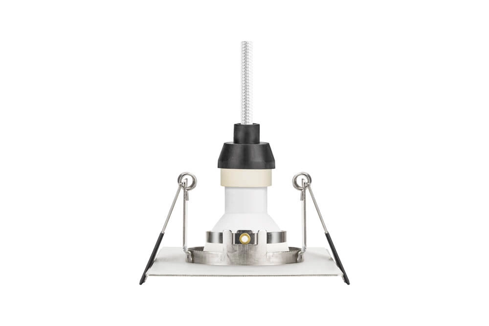 RVS inbouwspot EvoFire GU10 - vierkant Lyora 5055788228653