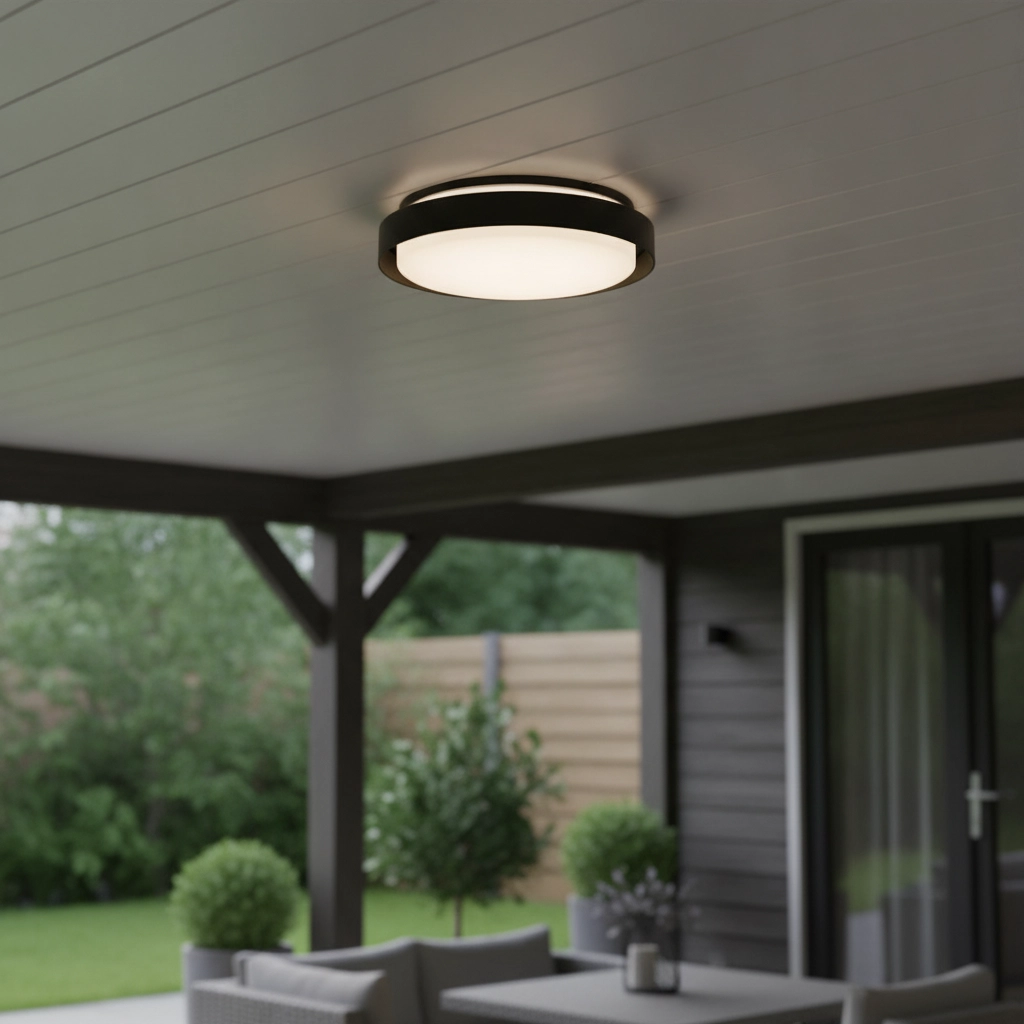 Plafondlamp Oliver Ø 27cm antraciet