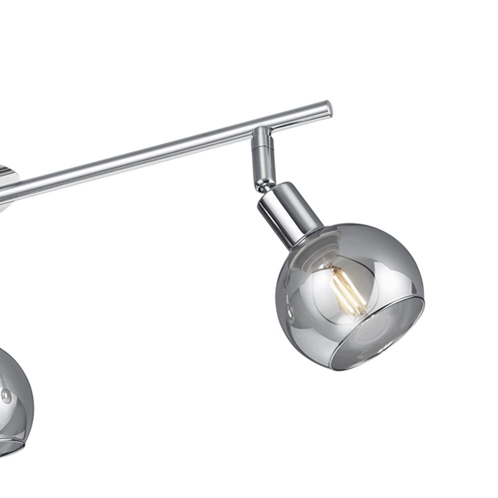 Plafondlamp Chroom Brest 3-lichts verstelbaar Trio 4017807434194