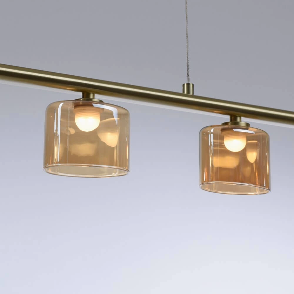 5-lichts hanglamp Hydra messing Paul Neuhaus 4012248364987