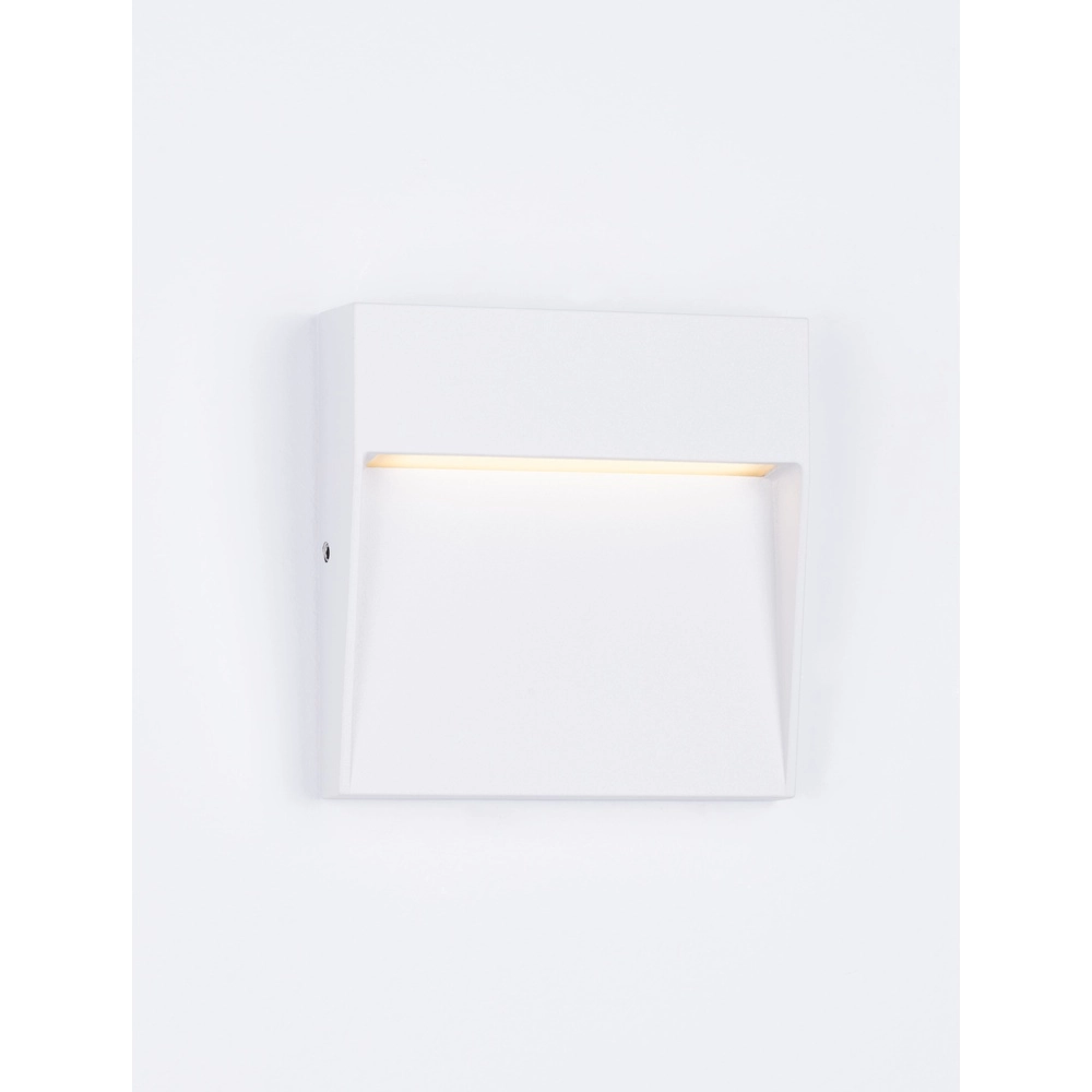 Vierkante wandlamp Toby design wit Lyora 5212017453587