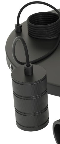 Triple Pendel Cord Disc 3-lichts 40cm zwart Circle 8712879143796