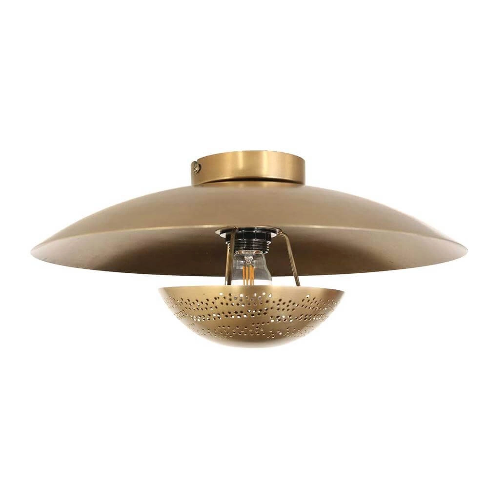 Ronde plafondlamp Brass brons Steinhauer 8712746171662