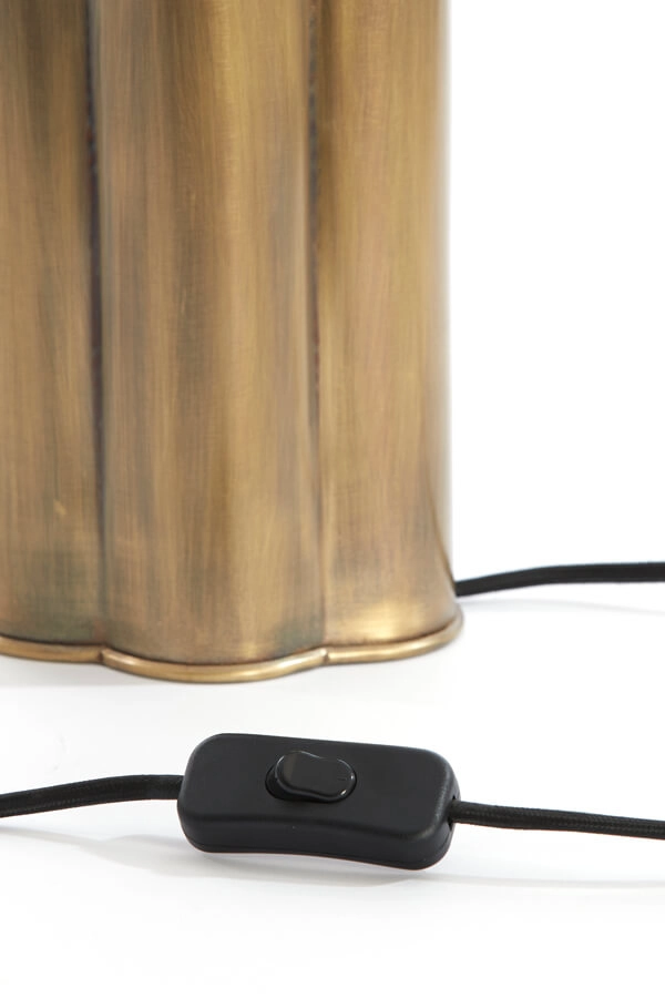 Bronzen wandlamp Fringe 21 x 30,5cm Light & Living 8717807705152