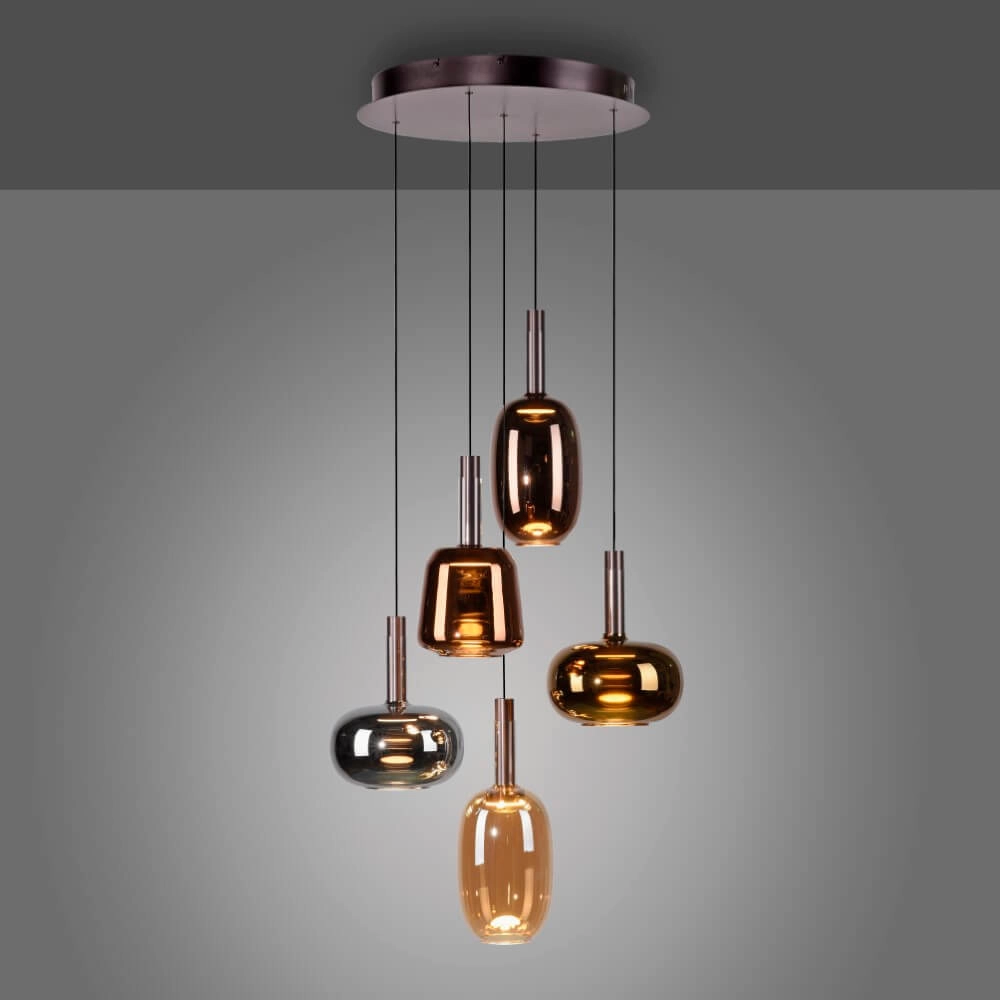 Vrolijke hanglamp Irides 6-lichts rond Paul Neuhaus 4012248383681