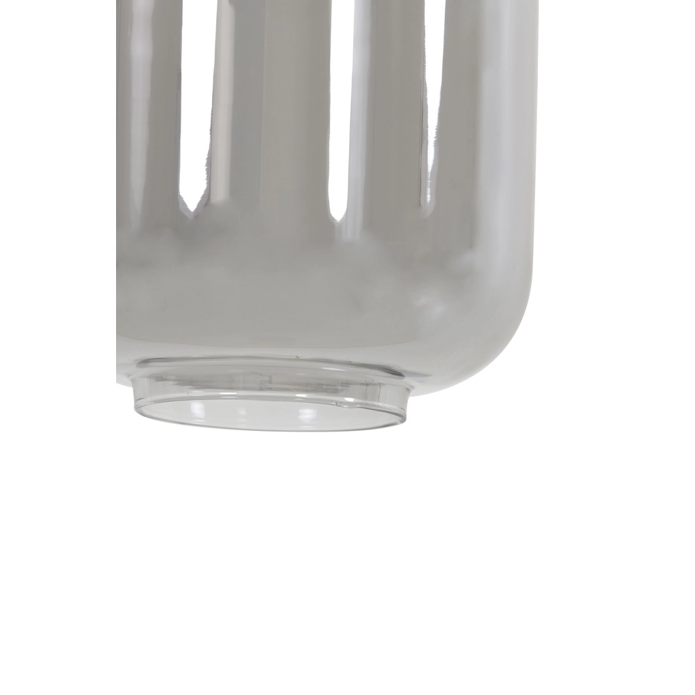 Bureaulamp Lekar met smoke glas Light & Living 8717807601423