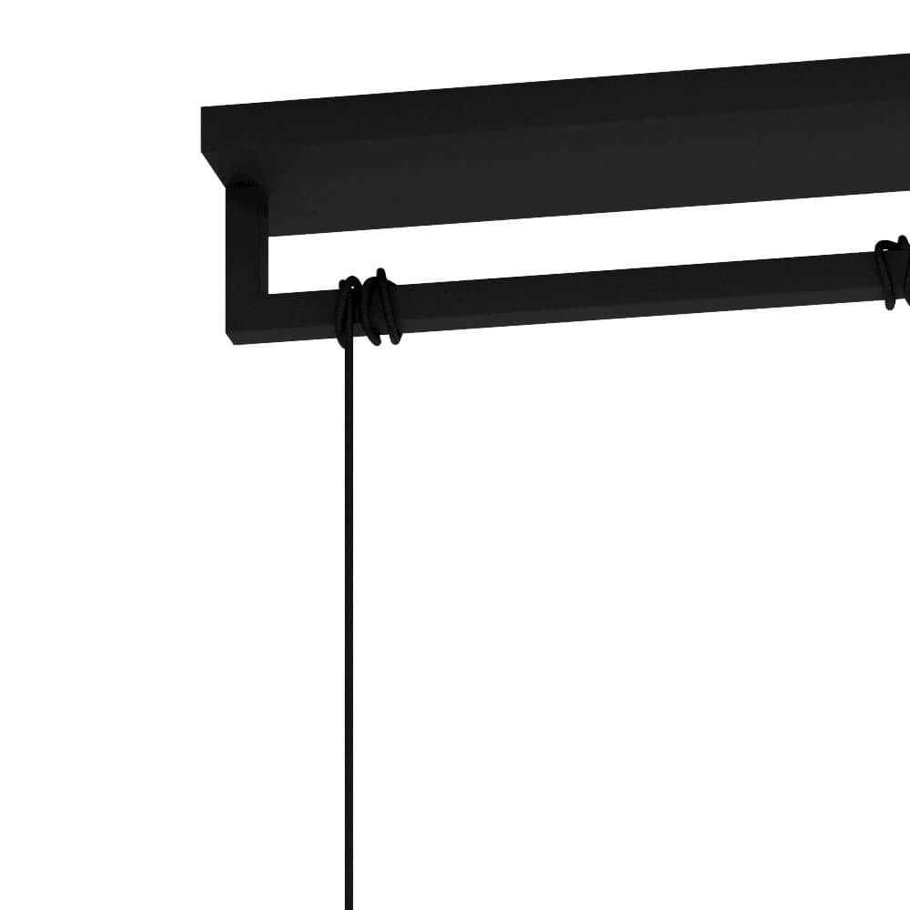 Zwarte hanglamp Bogota 3-lichts Stars of Light 9008606220755