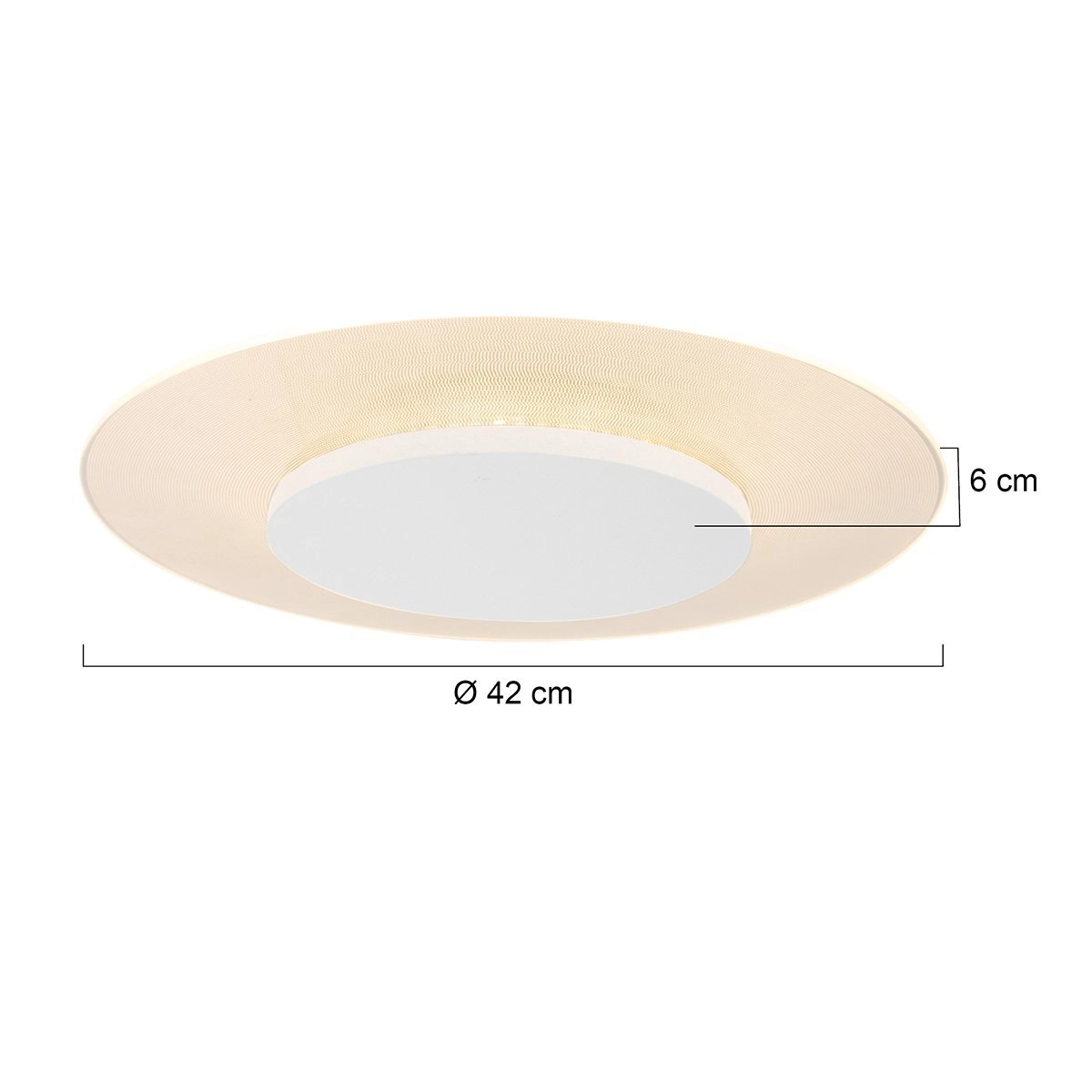 Led plafonnière Lido Ø 42cm Steinhauer 8712746106251