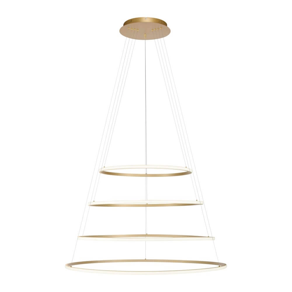 Moderne hanglamp Tessara messing Paul Neuhaus 4012248372661