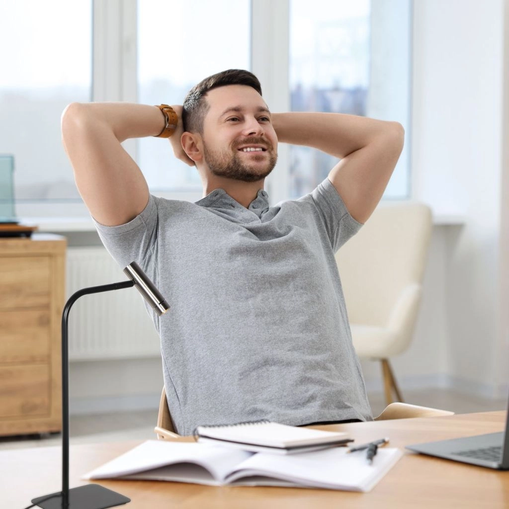 Tafellamp Lumo zwart met nikkel Steinhauer 8712746184617